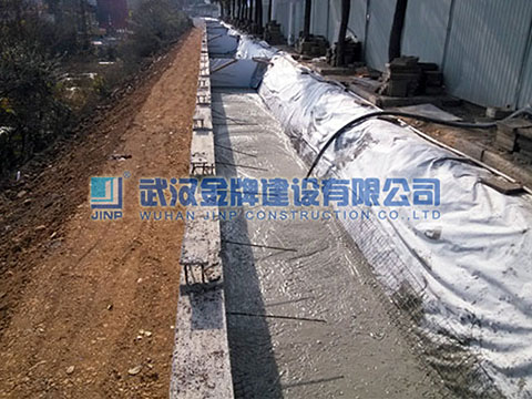 江汉二桥维修改造道路拓宽填筑(图2)